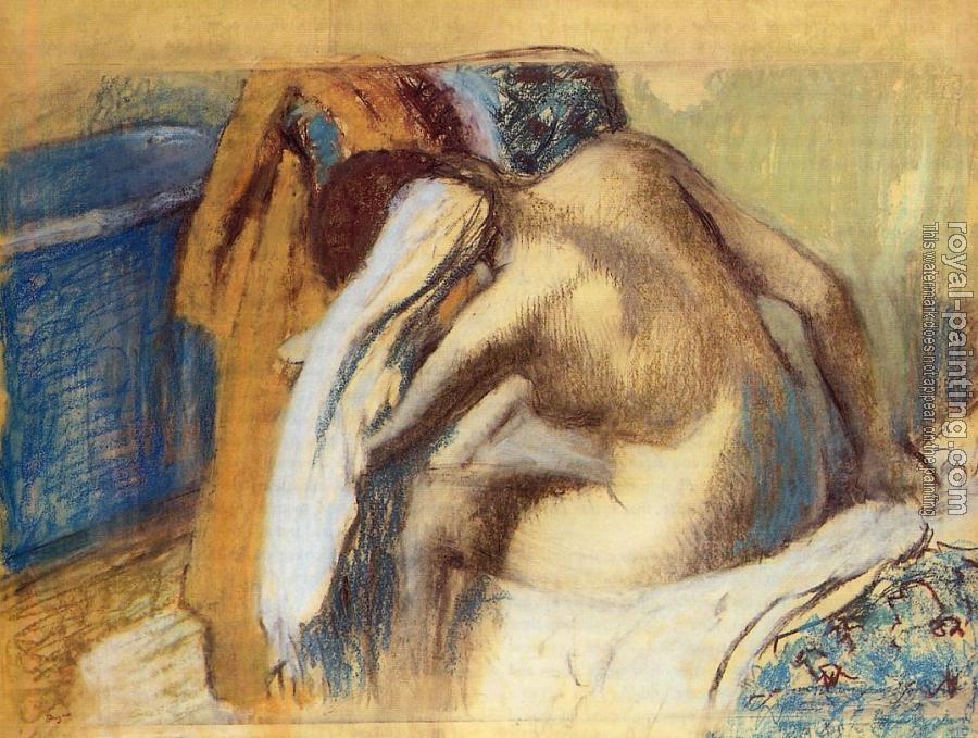 Edgar Degas : Woman Drying Her Hair Edgar Degas : Woman Drying Her Hair